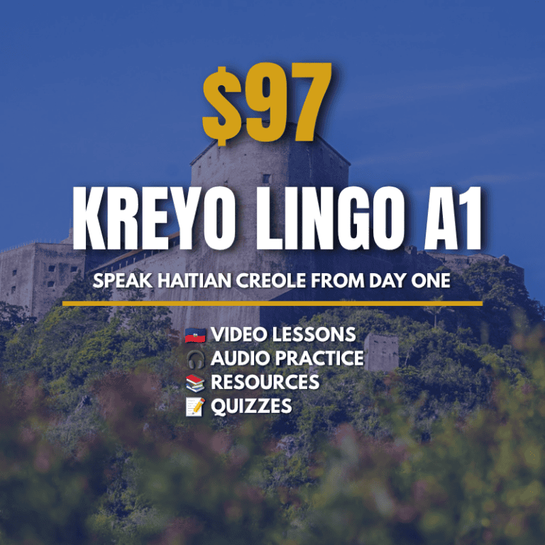 Kreyo Lingo A1: Haitian Creole for Beginners