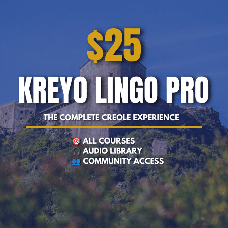 Option 3: Pro Membership (Kreyo Lingo A1)