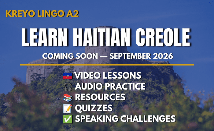 Kreyo Lingo A2: Haitian Creole for Elementary Learners