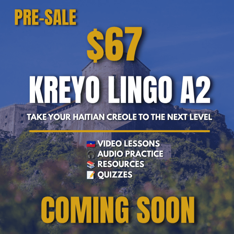 Kreyo Lingo A2: Haitian Creole for Elementary Learners